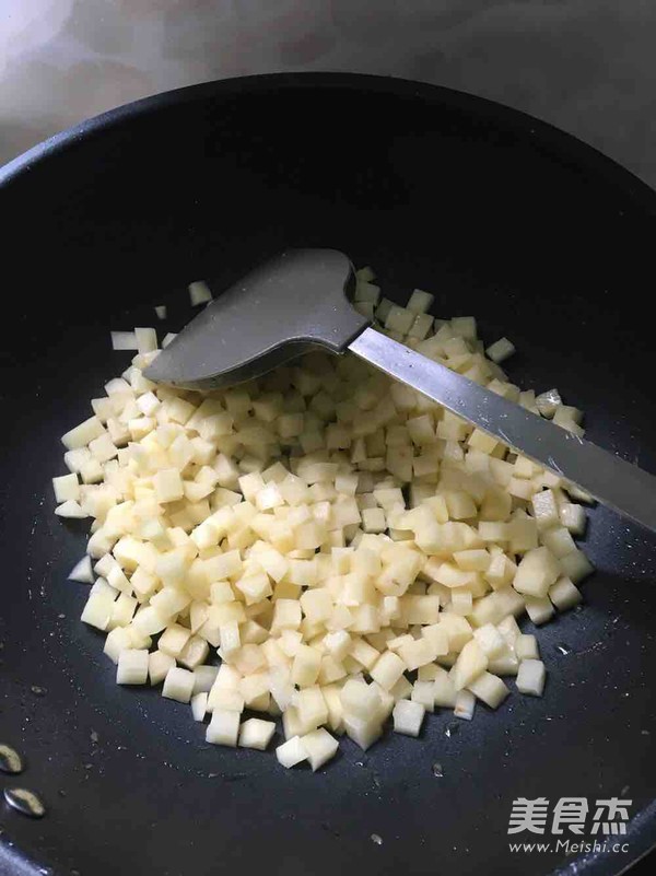 Potato Fried Rice recipe