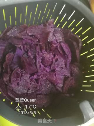 Purple Sweet Potato Omelet recipe