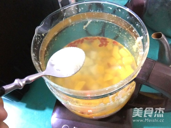Goji Berry, Pumpkin and Yam Sweet Soup recipe