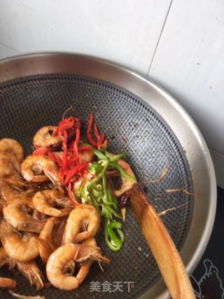 "quick Hand Meal" Stir-fried Shrimp with Mochi and Chili recipe