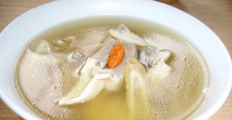 American Ginseng Pork Heart Soup recipe