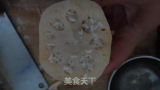 Two-color Sweet-scented Osmanthus Glutinous Rice Lotus Root recipe