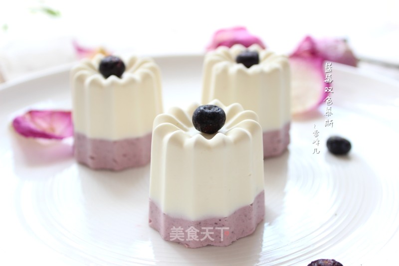 # Fourth Baking Contest and Love Eat Festival# Blueberry Double Color Mousse recipe