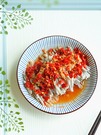 Steamed Taro with Chopped Pepper and Minced Pork recipe