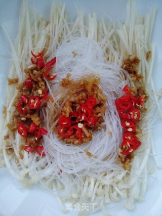 Garlic Vermicelli Enoki Mushroom-super Simple Fast Hand Dish recipe