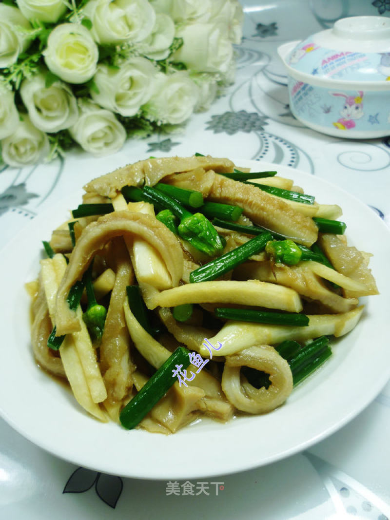 Stir-fried Tripe with Chinese Chives recipe