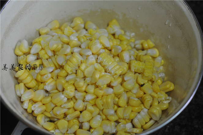 Sweet Corn Steamed Cake recipe