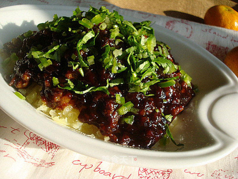 Northeast Yindu Loves to Eat-sauce-flavored Mashed Potatoes recipe