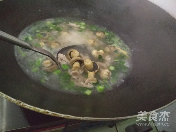 Mushroom Pork Soup recipe