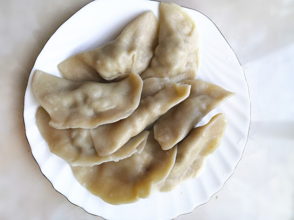 Naked Oat Dumplings with Pork Stuffing recipe