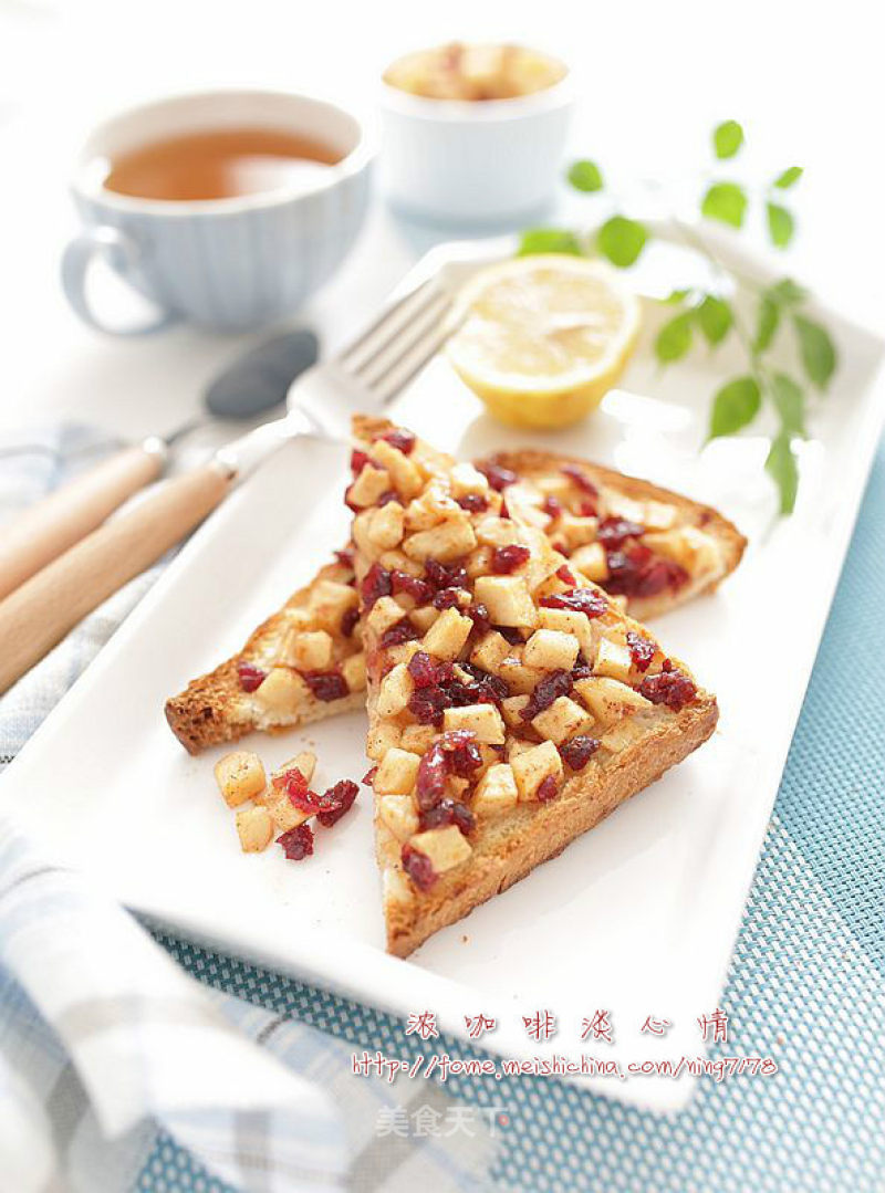 #aca烤明星大赛#apple Cranberry Pancakes recipe