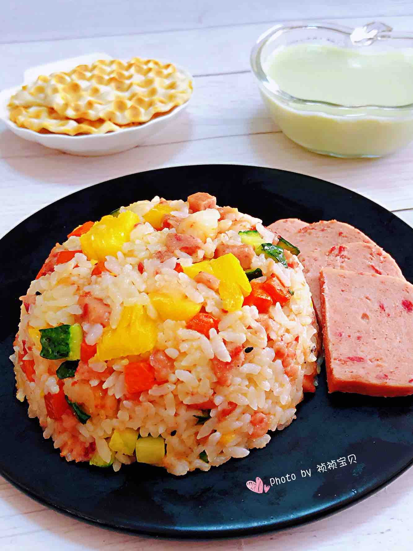 Pineapple Shrimp Fried Rice#大勇蟹田大米# recipe