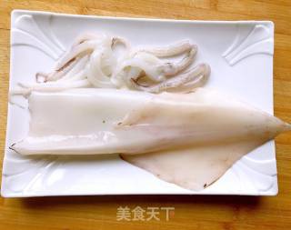 Grilled Squid Tube with Sauce recipe