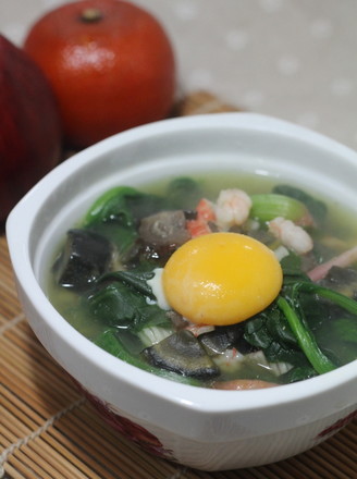 Seafood Spinach Soup
