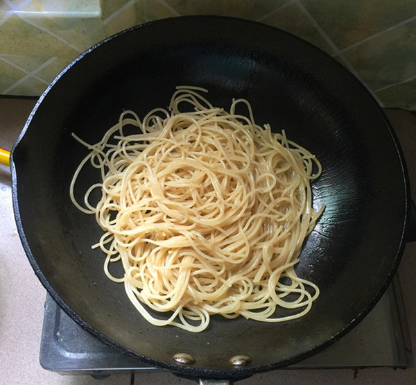 Stir-fried Pasta with Mushroom Meat Sauce#breakfast# recipe