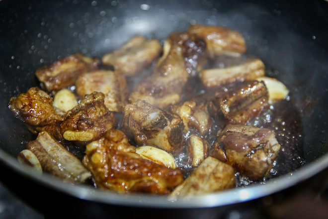 Braised Pork Ribs Claypot Rice recipe