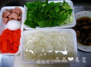 【zhejiang Cuisine】five-color Fried Rice Cake recipe