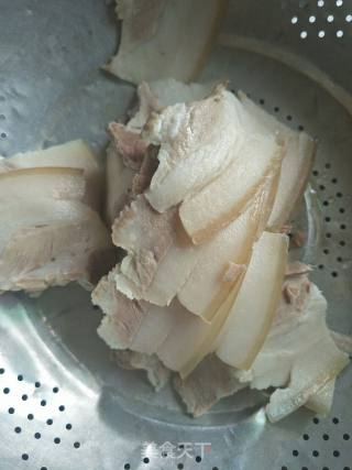 Garlic Stalk Twice Cooked Pork recipe