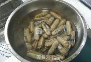 Spicy Fried Razor Clam recipe