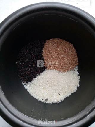 Eating Coarse Grains Carefully--bama Coarse Grains Three-color Rice recipe