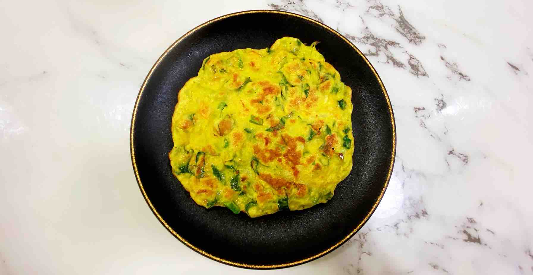 Vegetable Omelet, Beautiful and Nutritious, Beautiful in Color, Even recipe