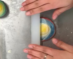 🌈no Kneading, No Relaxation, Super High-value Pony Baoli Rainbow Egg Yolk Pastry (with Detailed Operation Video) recipe