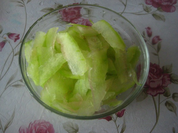 Cold Red Oil Watermelon Rind recipe