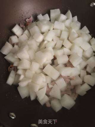 White Radish Rice recipe