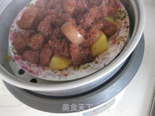 Steamed Pork with Potatoes recipe