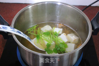 Fresh Krill Tofu Soup recipe