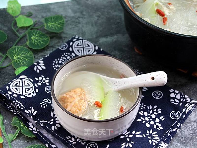 Winter Melon Balls and Vermicelli Soup recipe