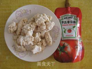 【heinz Tomato Sauce】——sweet and Sour Chicken Rice Crackers recipe