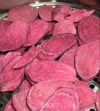 Purple Sweet Potato Mochi recipe