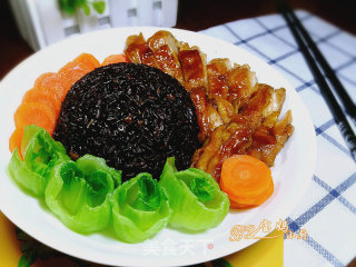 Teriyaki Chicken Drumsticks and Black Rice recipe