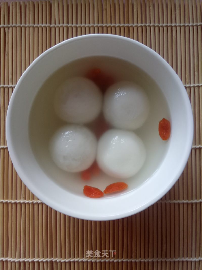Chinese Wolfberry Glutinous Rice Balls