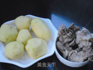 [spine Stewed Potatoes] recipe