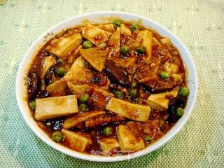 Tofu Braised with Seafood Meat Sauce recipe