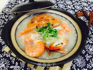 Shrimp and Crab Congee recipe