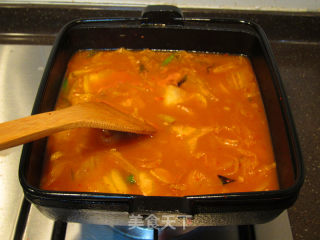 Korean Style Spicy Pork Meat Pot recipe