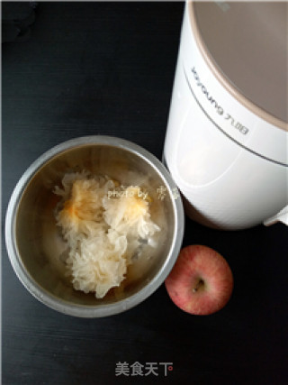 #trust之美#apple Tremella recipe