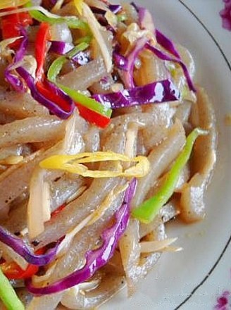 Colorful Sour and Spicy Konjac Shreds recipe
