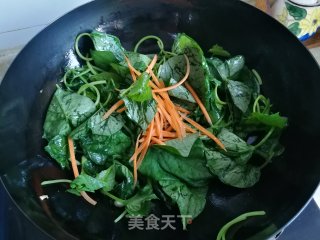 Stir-fried Sweet Potato Leaves recipe