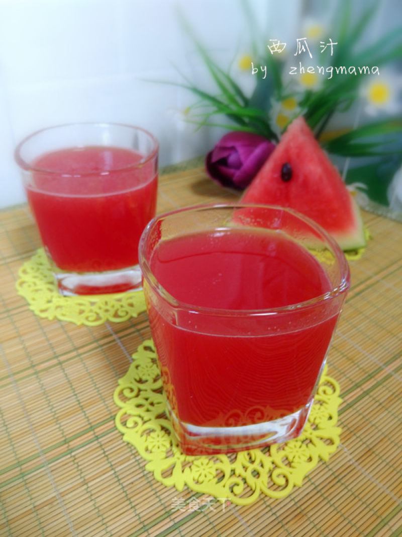#trust of Beauty# Watermelon Juice recipe