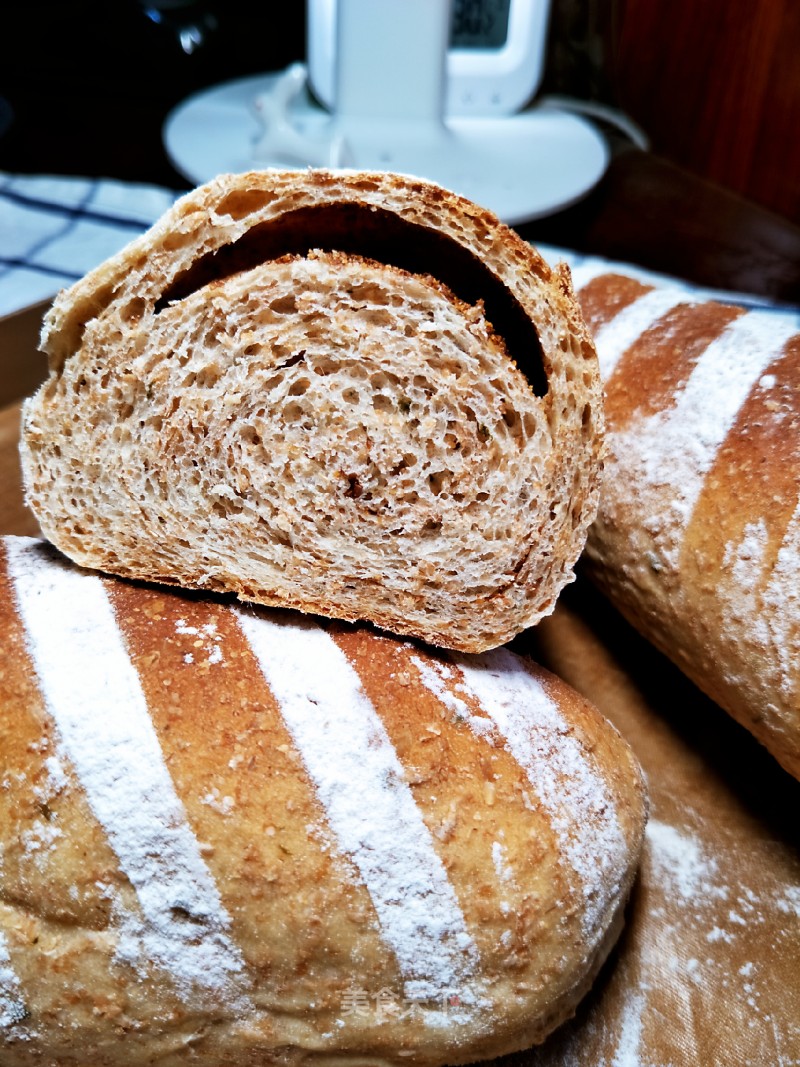 Basil Whole Wheat Bread recipe