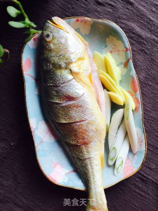 Steamed Large Yellow Croaker with Garlic recipe