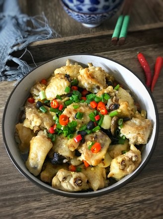 Chicken Wings with Green Pepper and Black Bean Sauce