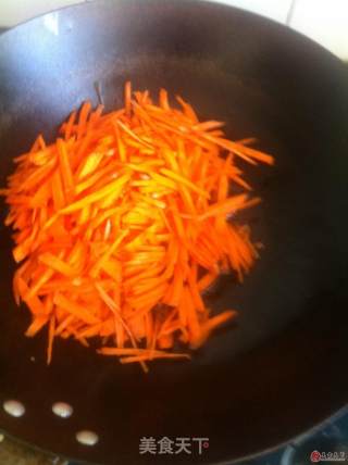 Sweet and Sour Carrots Served with Rice recipe