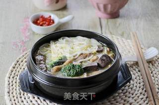 Duck Mixed Rice Noodles recipe