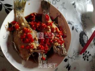 Steamed Sunfish with Chopped Pepper recipe