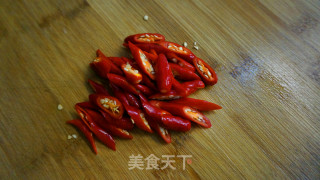 Red Pepper and Eggplant Mixed with Preserved Eggs recipe